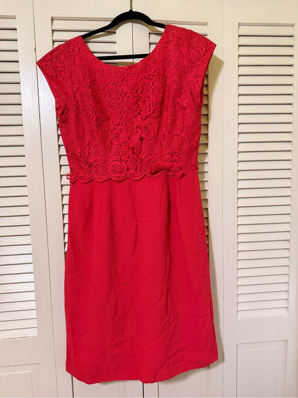 Vintage 1950s Vivid Pink Cocktail Dress